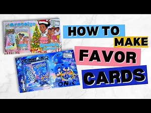 How To Make A Big Treat Card At Home | DIY Jumbo Favor Card