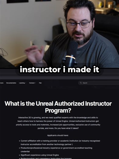 I Become an Unreal Authorized Instructor Just For This ---------------------------------------------- YouTube: https://www.youtube.com/@Procedural_Minds #UnrealEngine #Authorized #Instructor #Unreal