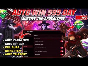 UPDATE ! SURVIVE THE APOCALYPSE SCRIPT 2026: AUTO CLAIM, EASY WIN, 999 DAY - NO KEY NO BAN