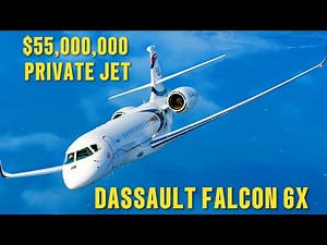 TOUR the MOST EXCLUSIVE Private JET EVER: DASSAULT FALCON 6X