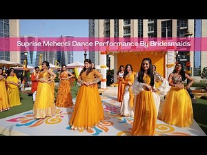Surprise Mehendi Dance Performance By Bridesmaids | WedMeGood