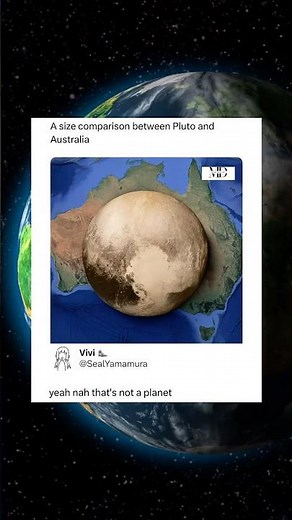 Pluto vs Australia: The Ultimate Size Showdown