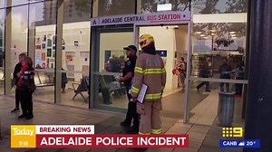 #BREAKING: A man has been tasered and arrested for attempting to hijack a bus at an Adelaide bus depot earlier this morning. #9News | 9 News Adelaide