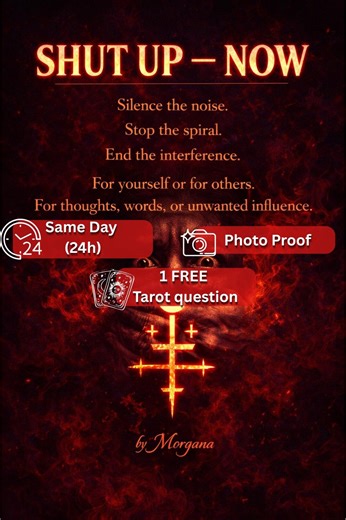 Shut up Now Spell Ritual,silence Someone or Intrusive Thoughts, Energy Blocking,silence Spell,ritual for Peace Focus and Emotional Control - Etsy Canada