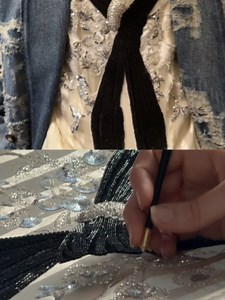 Embroideries from the Dior Haute Couture SS79 show make their way back to the #DiorSummer27 runway