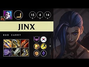 Jinx ADC vs Aphelios: Dominating - KR Master Patch 14.23