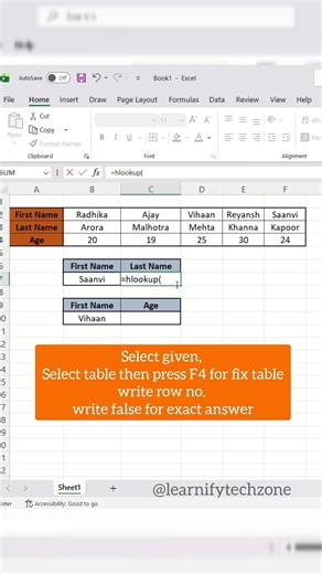 How to use HLOOKUP in excel #excel #shorts #exceltips #trending #learn #hlookup #computer #viral
