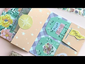 6x6 Paper Mini Album Project SINGLE SIDED PAPERS tutorial Junk Journal