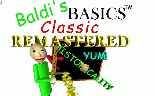 baldi's basics classic remastered 恐怖游戏实况(通关篇)