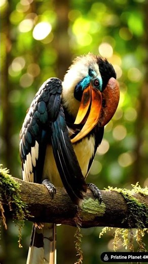 Giant Hornbill – National Bird of Thailand in 4K Wildlife