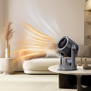 [Hot Item] 3 In1 Air Circulator Smart Rechargeable Table Bladeless Desk Fan Hot and Cool with Air Purifier