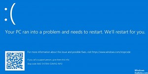 Como resolver: BAD_SYSTEM_CONFIG_INFO (BSOD) no PC com Windows 10 - Boletim do Windows