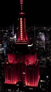 Shining in maroon in celebration of the Fordham University 2024 Commencement! Tag a #Fordham2024 grad | Empire State Building