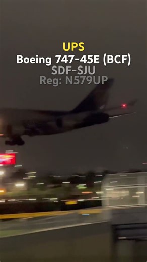 UPS Boeing 747-4SE (BCF) Landing At LMM #automobile #commercialaircraft #aviation #flyback #airplane