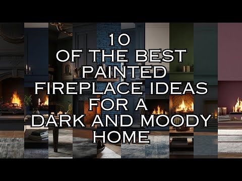 10 Painted Fireplace Ideas for a Dark & Moody Home