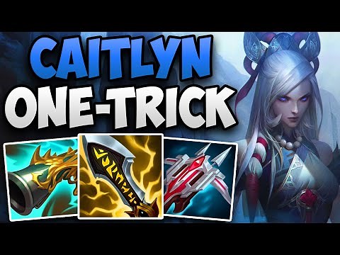 CHALLENGER CAITLYN ONE-TRICK DOMINATES WITH BUFFED CAIT! | CHALLENGER CAITLYN ADC GAMEPLAY | 14.19