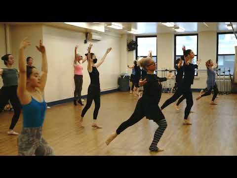 2023 Adult Ballet Beginner Center Tombé fondu, développé