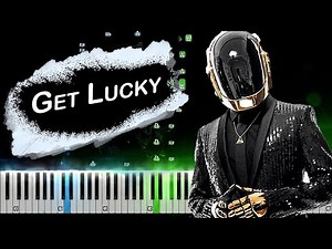 Daft Punk - Get Lucky Piano Tutorial