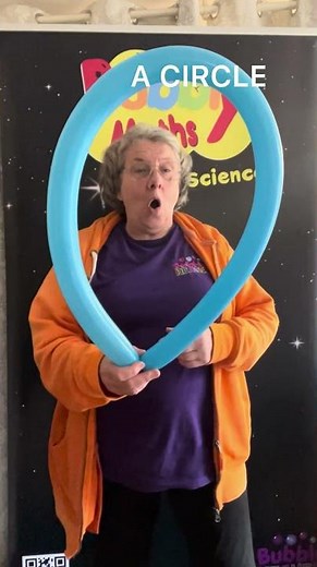 A Circle Made out of Modelling Balloons for Early Years Young Children in Nursery