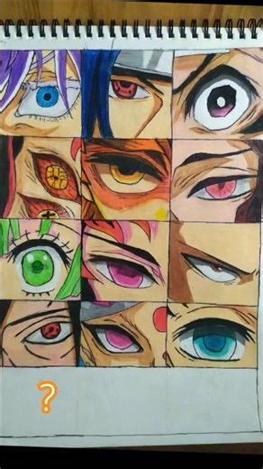 Day-12 of 15 Days Anime Eye Challenge👀 🔥#anime #animedrawing #drawing #kny #demonslayer