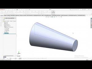 How to draft Tapper Shaft on solid work?