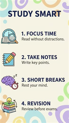 😱“Study Smart Tips for Faster🧠 Learning”