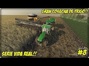 FS 19 REAL LIFE SERIES #8 - WE BEGIN WITH THE GREAT WHEAT HARVEST PART 1/4