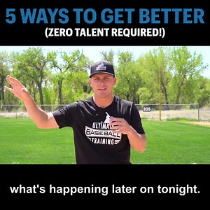 4.2K views · 18 reactions | Here's 5 ways to get better and reach your full potential as a baseball player! ⚾️ | Ultimate Baseball Training | Facebook