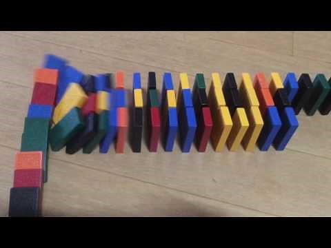 ドミノ倒しの技 40種類 40 domino tricks