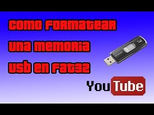 TUTORIALES - como formatear una memoria USB FAT32 I 2014