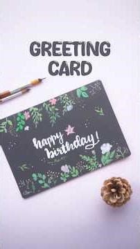 DIY Greeting Card 💌 | Easy Handmade Card Idea | Cute Paper Craft #Shorts