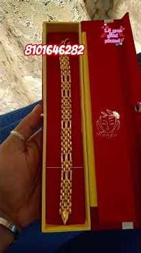 1.5gm gold plated wristband|gold plated jewellery|wristband design#shorts