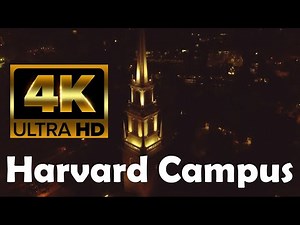 Harvard University | 4K Campus Drone Tour "Night Version"