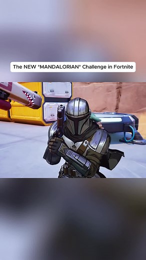 The NEW *MANDALORIAN* Challenge in Fortnite Part 1 #fortnite #tomatofortnite