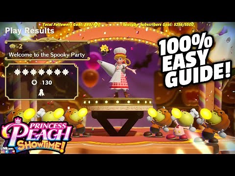 Princess Peach Showtime | Welcome To The Spooky Party | Easy Guide