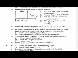 2025 Superb Mock Mathematics, Questions & Answers