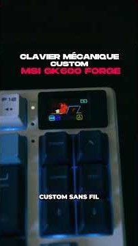 I Love the Sound of This Custom Mechanical Keyboard - MSI GK600 Forge Wireless