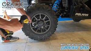 2.2K views · 33 reactions | ORACLE Lighting Illuminated LED Wheel Rings are now available for UTVs and SXSs! The 12” diameter is designed to fit most wheels 14" and larger and works on most UTV, ATV, and sub-compact car applications. Learn how they are installed in this video, and get your set today! https://www.oraclelights.com/products/utv-wheel-rings | Oracle Lighting | Facebook