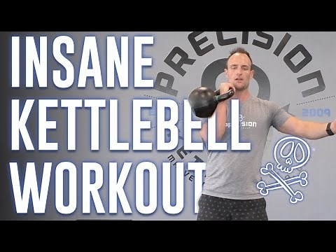 20 Minute INSANE Kettlebell AMRAP Workout | Quick Kettlebell Follow Along Workout