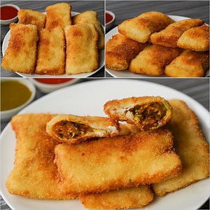 4.9M views · 20K reactions | Bread Pocket Recipe | Iftar Recipe | Egg Stuffing Bread Snacks Recipe | Egg Snacks Recipe #bread #snacks #recipe | N'Oven Foods | Facebook