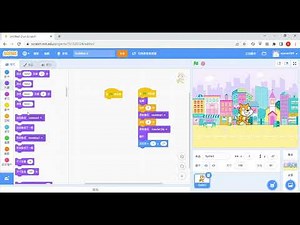 Scratch 9 製作簡易遊戲開始介面