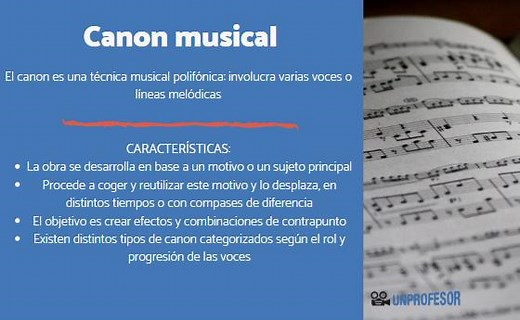CANON musical: definición y ejemplos - con VÍDEO!