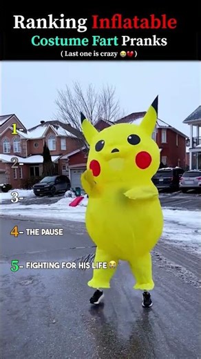Ranking Funniest Inflatable Costume Fart Pranks