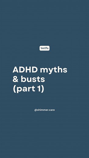 Sick of people (mostly without ADHD) telling you what ADHD is or isn’t? Welcome to “myths that make me mad” AND BUSTING them! (part 1) ❌ Myth: ADHD isn’t real ❌ Myth: People with ADHD can’t focus at all ❌ Myth: People with ADHD are lazy or unmotivated ❌ Myth: Everyone with ADHD is hyperactive #adhd #executivefunction #adhdmyths #mythsandbusts #hyperactivity #adhdcoaching #adhdcoach | Shimmer