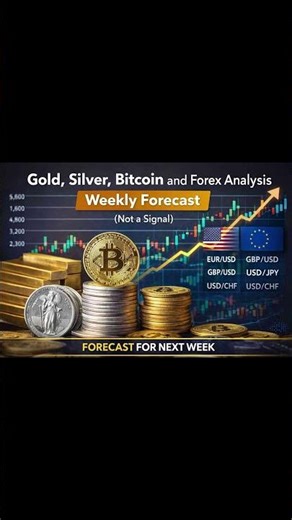 📉 Gold, Silver, Bitcoin and Forex Analysis