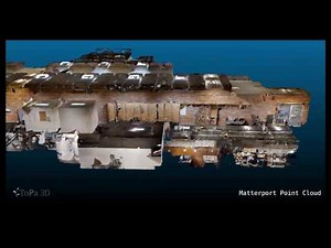 CloudCompare Faro vs Matterport Point Clouds