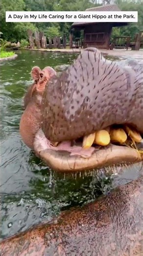 My Experience Caring for a Giant Hippo.