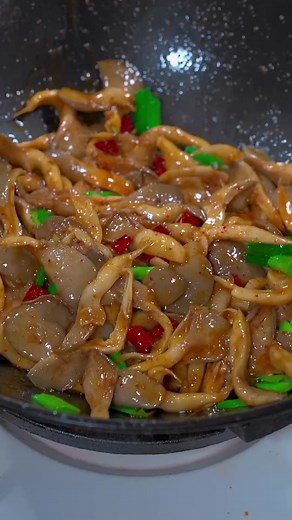 Chili and Cumin Powder Dish Preparation in Kitchen