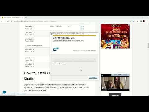 Cara Menampilkan Crystal Report di Microsoft Visual Studio