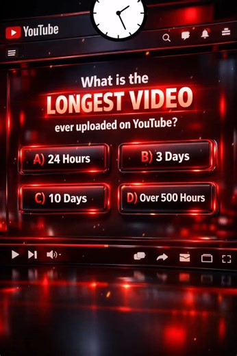 Only 1% Know This! 📺 Longest Video Ever on YouTube 🤯